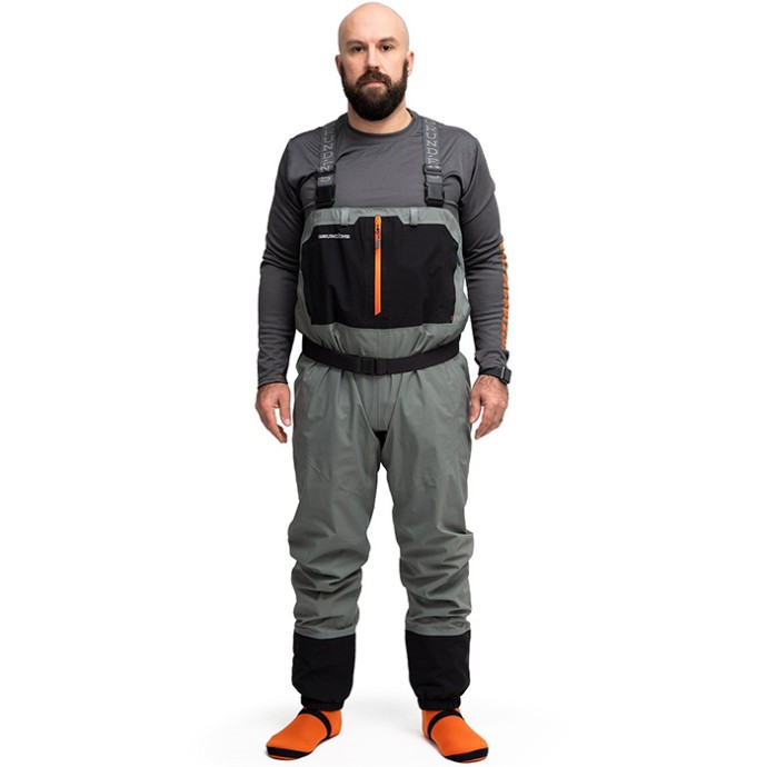Kombinezon Grundéns Men´s Bedrock Stockingfoot Wader Sagebrush