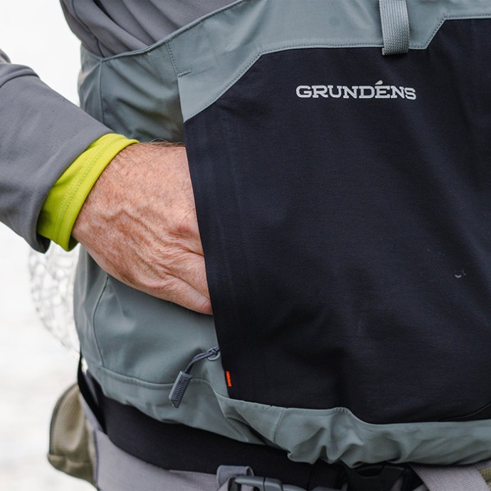 Kombinezon Grundéns Men´s Bedrock Stockingfoot Wader Sagebrush