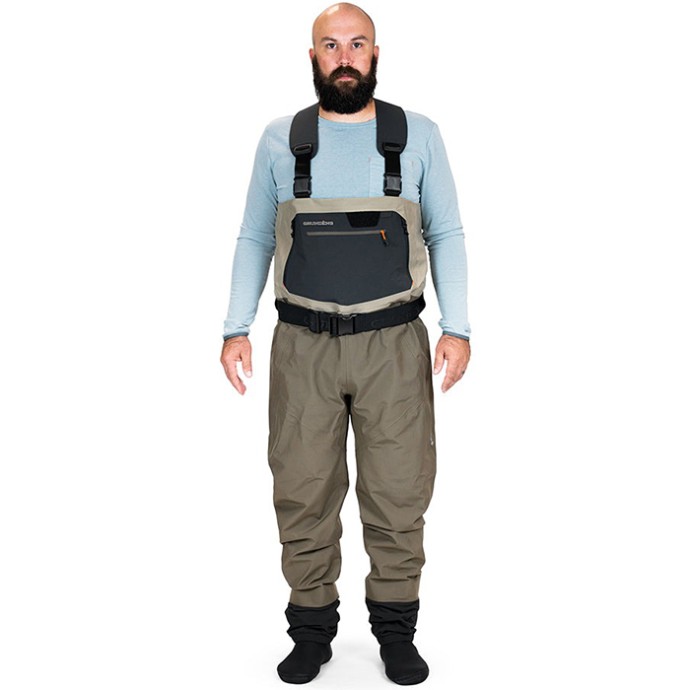 Kombinezon Grundéns Men´s Boundary Stockingfoot Wader Stone/Otter