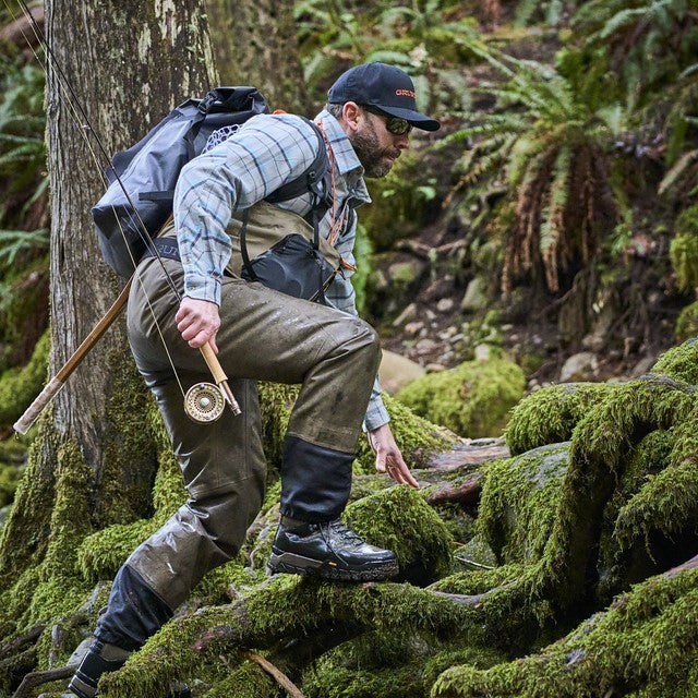 Kombinezon Grundéns Men´s Boundary Zip Stockingfoot Wader Stone/Otter