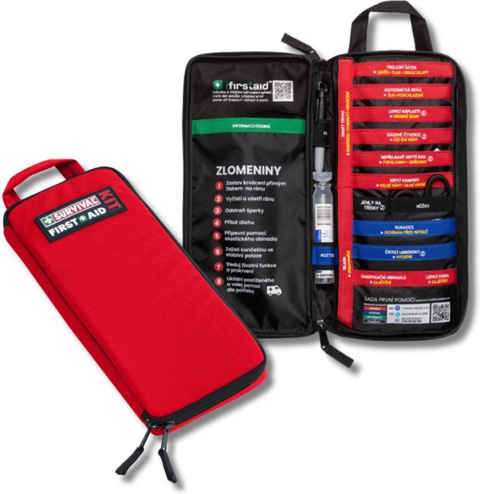 Komplet prve pomoći Survival First Aid Kit Slimline