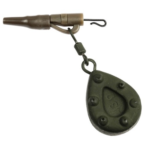 Konusna guma za kopču Giants Fishing Tail Rubbers Green 10kom