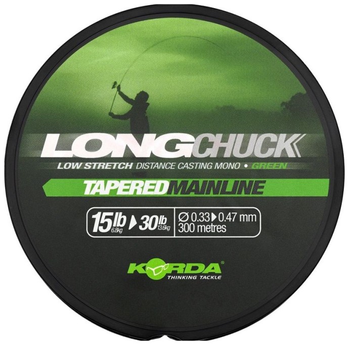Konusni Najlon Korda LongChuck Tapered Mainline Green 300m