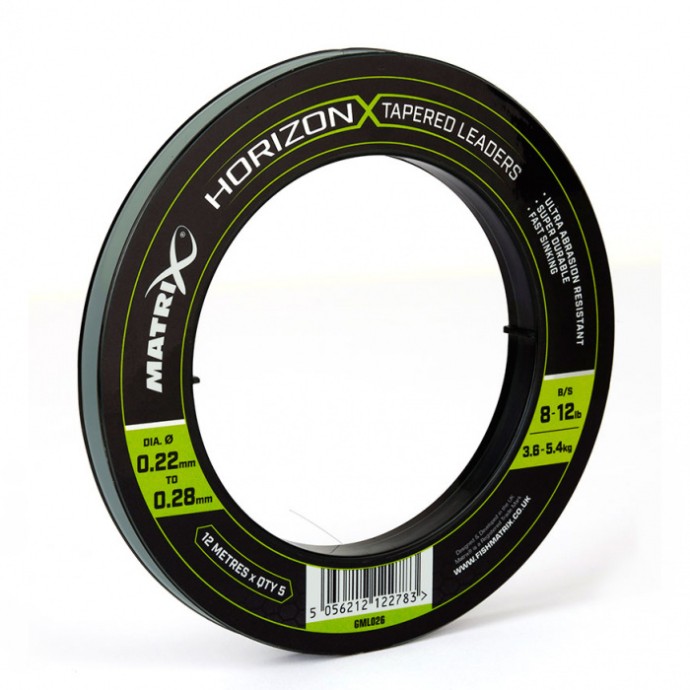Konusni Najlon Matrix Horizon X Tapered Shock Leader 12m