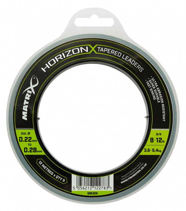 Konusni Najlon Matrix Horizon X Tapered Shock Leader 12m