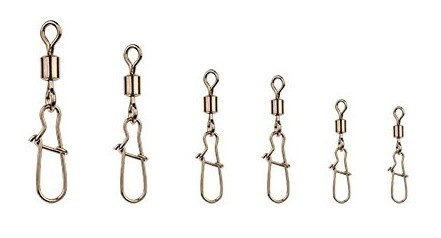 Kopča s Vrtilicom Delphin Rolling Swivel with Fastlock Snap B-01