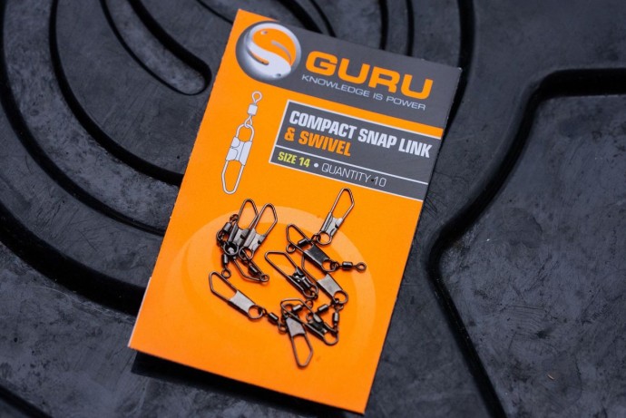 Kopča s Vrtilicom Guru Size 14 Snap Link and Swivel