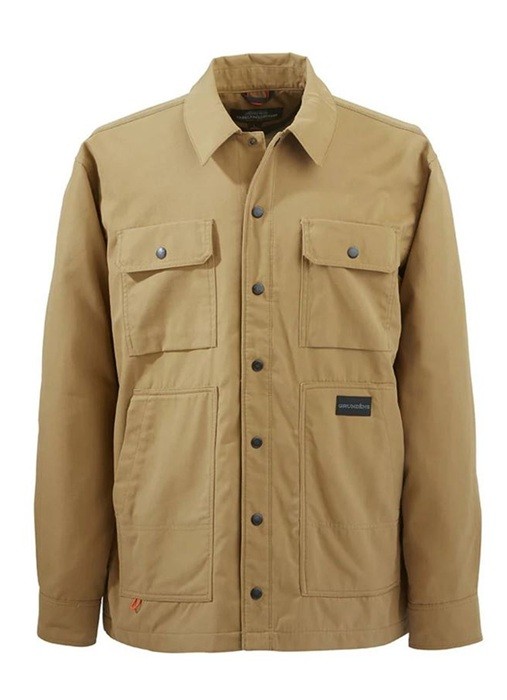 Košile Grundéns Jetty Shacket Antique Bronze