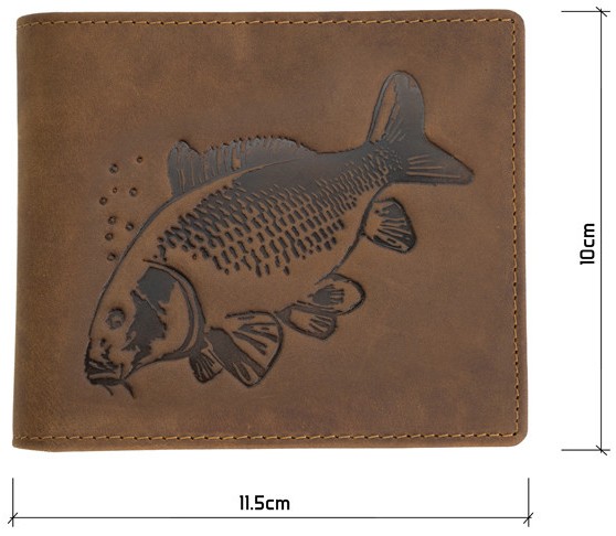 Kožni novčanik Delphin Carp Classic