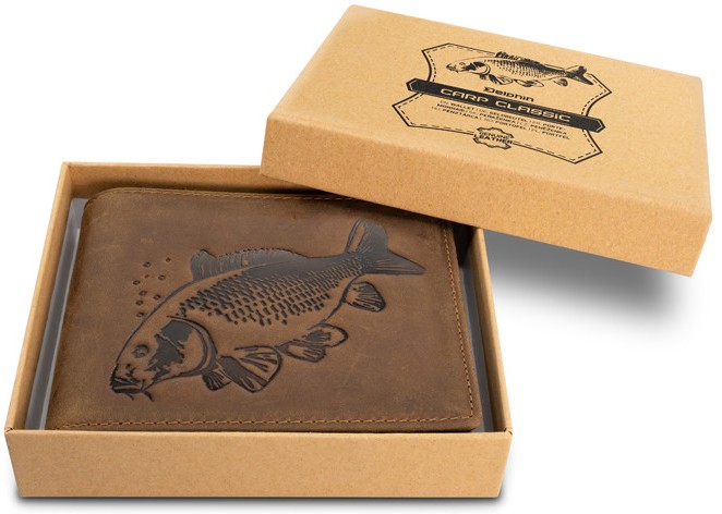 Kožni novčanik Delphin Carp Classic