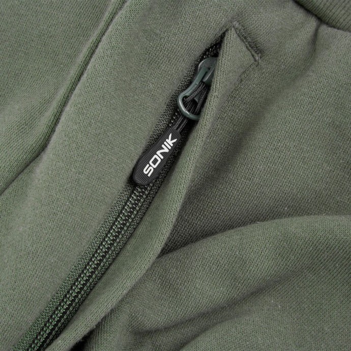 Kraťasy Sonik Green Fleece Shorts