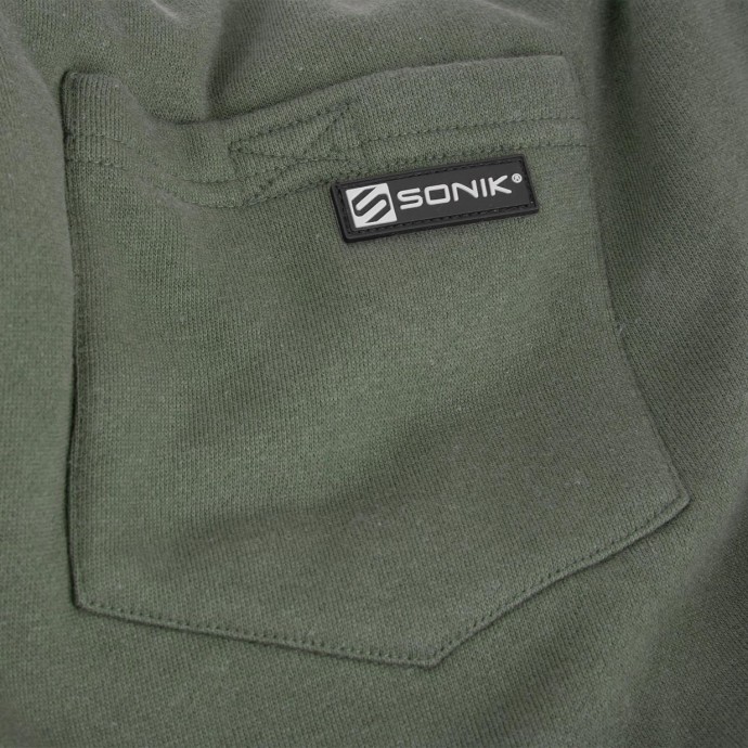 Kraťasy Sonik Green Fleece Shorts