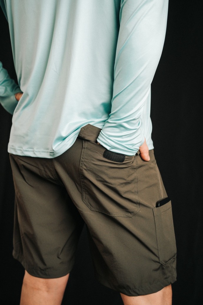 Kratke hlače Giants Fishing Shorts Quick Dry UV50+ Olive Green