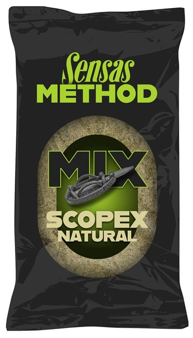 Krmení Sensas Method Mix Natural Scopex 1kg