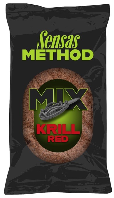 Krmení Sensas Method Mix Red Krill 1kg