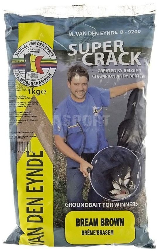 Krmítková Směs MVDE Super Crack 1kg Brasem/Cejn Brown