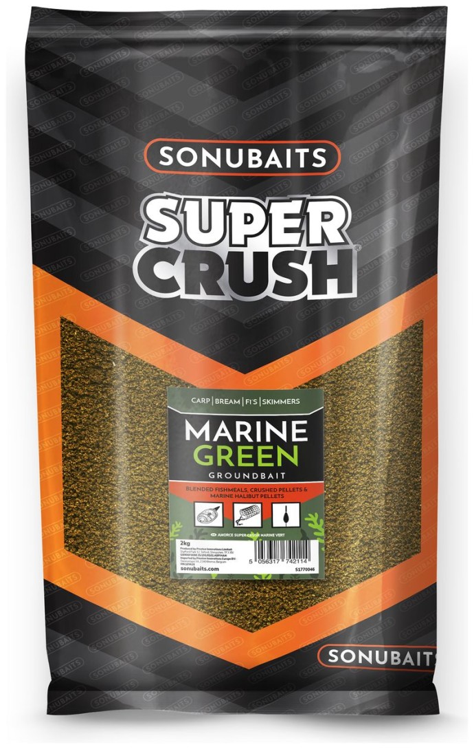 Krmítková Směs Sonubaits 2kg Marine Green Groundbait