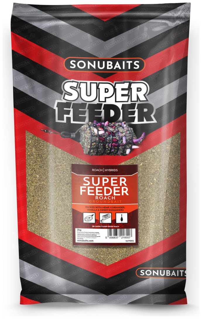 Krmítková Směs Sonubaits 2kg Super Feeder Roach