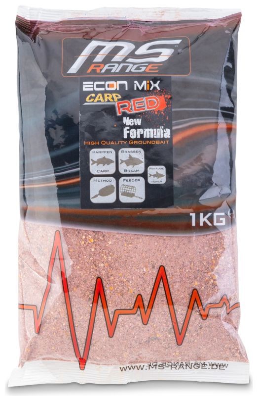 Krmna smjesa MS Range Econ Mix 1kg Šaran Crvena