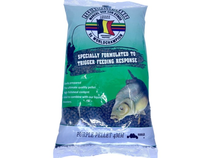 Krmné Pelety MVDE Hook Purple Pellet 4mm 900g