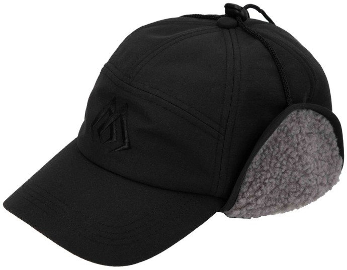 Kšiltovka Mikado Zimní S Kšiltkem A Fleecem Černá