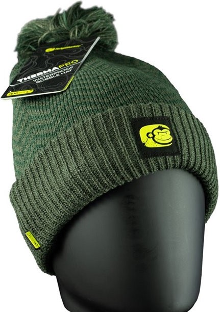 Kulich RidgeMonkey APEarel ThermaPro Waterproof Bobble Hat Green