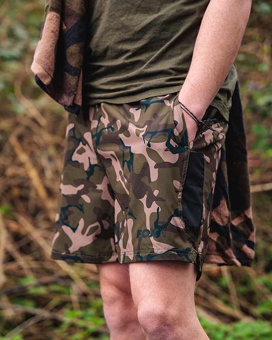 Kupaće gaće Fox Camo/Black Swim Shorts