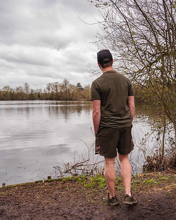 Kupaće gaće Fox Khaki/Camo Swim Shorts