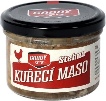 Kuracie stehná vo vlastnej šťave GOODY 77 - 170gr