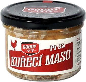 Kuřecí prsa ve vlastní šťávě GOODY 77 - 170gr