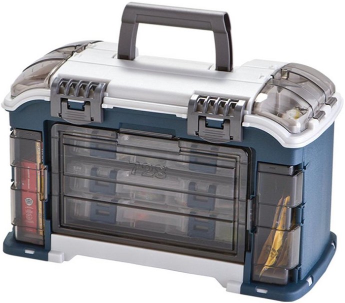 Kutija Plano Angled Tackle System 3700 Blue/Silver