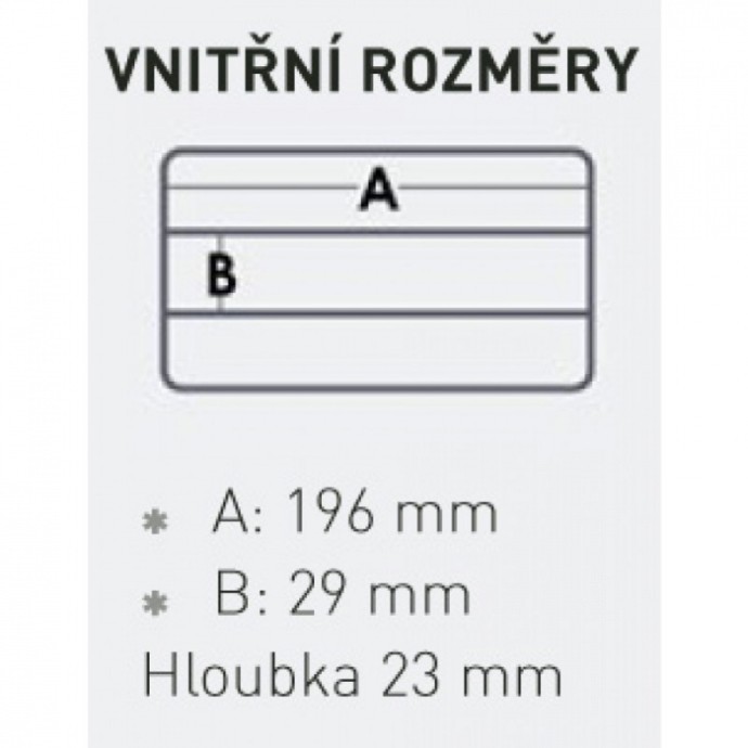 Kutija Versus VS 3010NS Transparentna 205x145x28mm
