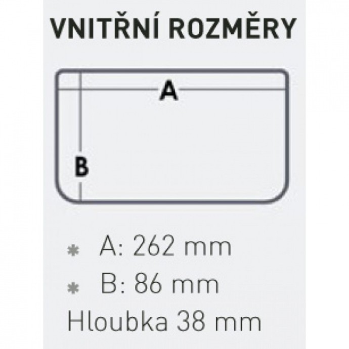 Kutija Versus VS 3038ND Transparentní 275x187x43mm