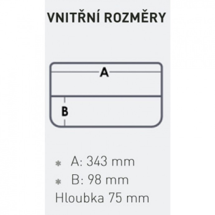 Kutija Versus VS 3043NDD Transparentna 356x230x82mm