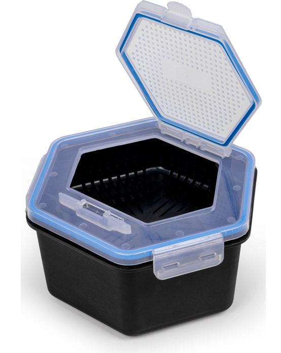 Kutija za crve Zebco Secure-Lock Bait Box And Sieve 2L