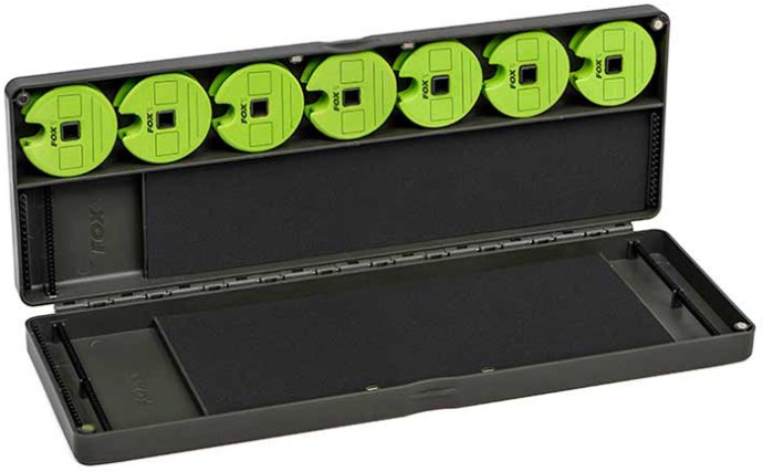 Kutija za predveze Fox Edges Large Rig and Disc Box inc. 50 Pins / 7 Discs