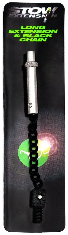 Lančani indikator ugriza Korda Black Stainless Chain with Adaptor