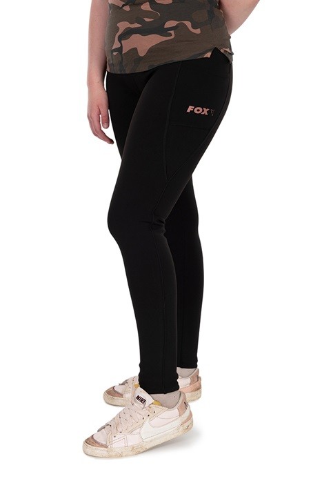 Legíny Fox WC Black Lined Leggings
