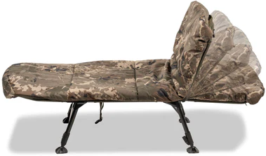 Lehátko + Spací Pytel Nash Indulgence 4 Leg Junior Sleep System Camo