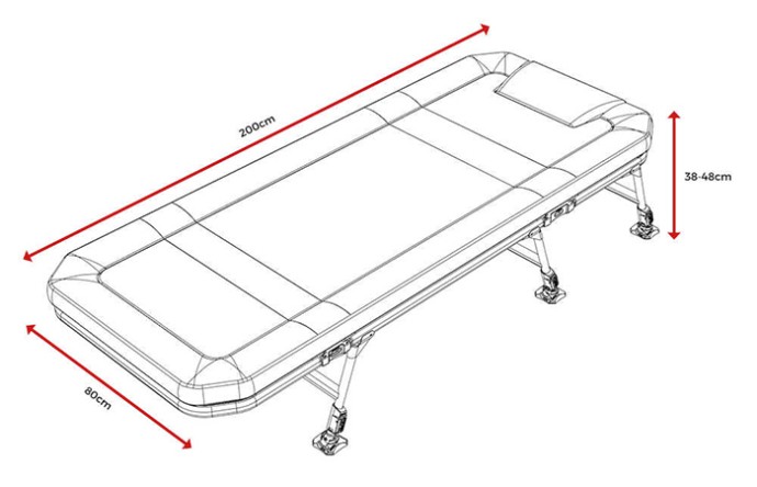 Ležaljka i vreća za spavanje Avid Carp Benchmark Ultra Standard System
