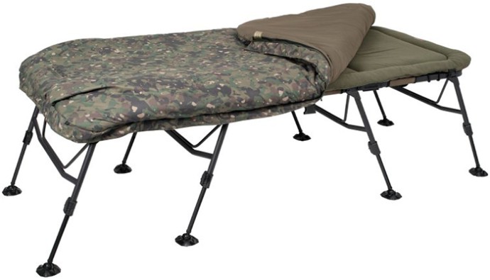 Ležaljka i Vreća za spavanje Trakker RLX 8 Wide Camo Bed System