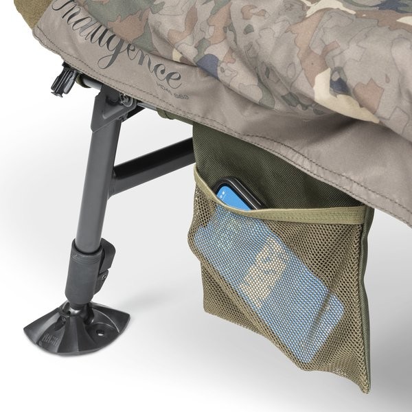 Ležaljka + Spavaća vreća Nash Indulgence HD40 8 Leg Sleep System Camo Wide