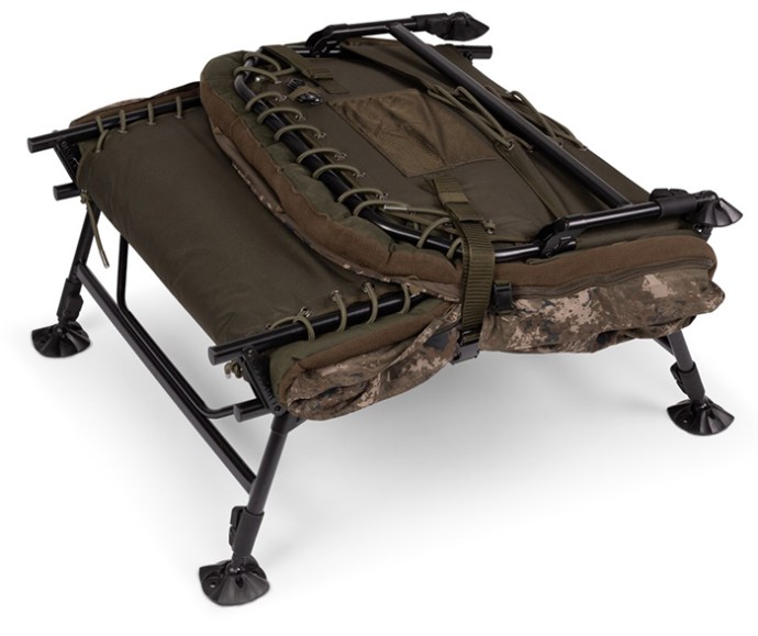 Ležaljka + Vreća za spavanje Nash Indulgence MF60 Sleep System 6 Legs Camo