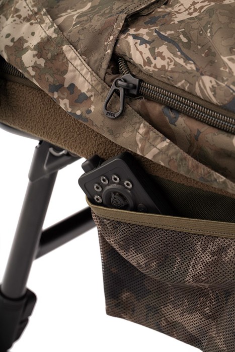 Ležaljka + Vreća za spavanje Nash Indulgence MF60 Sleep System 6 Legs Camo
