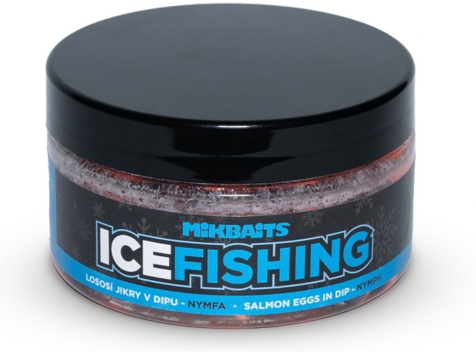 Lososova ikra u dipu Mikbaits Ice Fishing Range 100ml