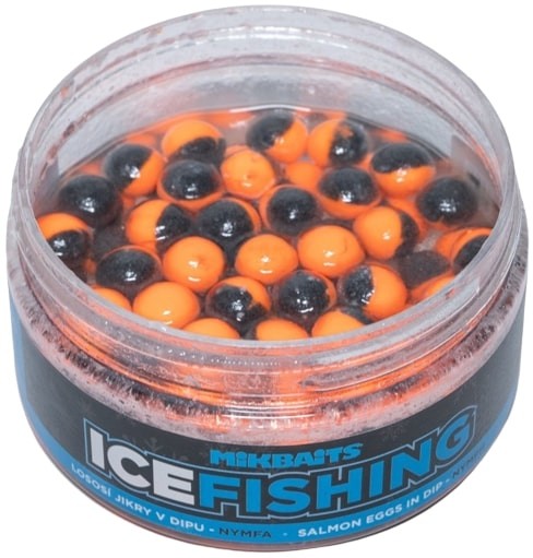 Lososova ikra u dipu Mikbaits Ice Fishing Range 100ml