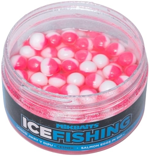 Lososova ikra u dipu Mikbaits Ice Fishing Range 100ml