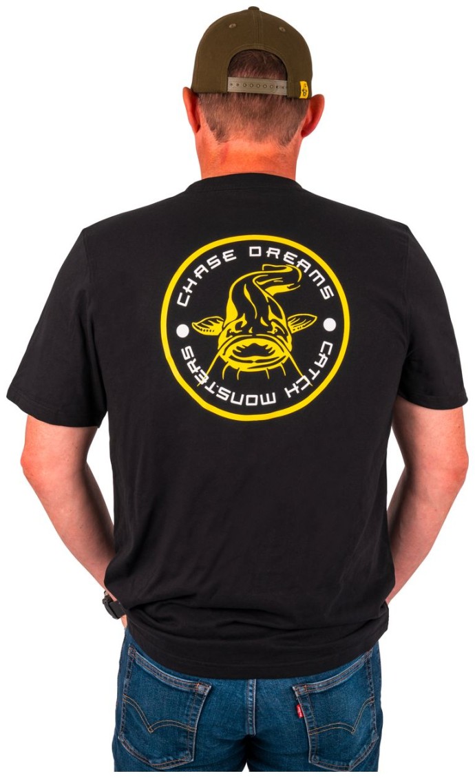 Majica Black Cat Chase Dreams Black Tee