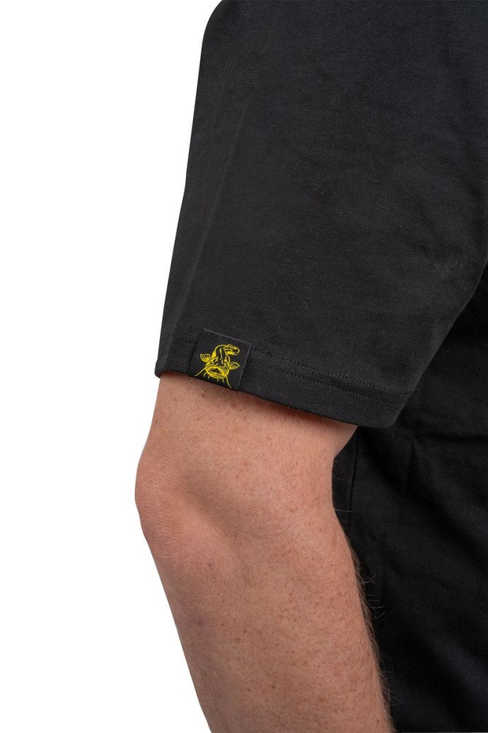 Majica Black Cat Logo Black T-Shirt