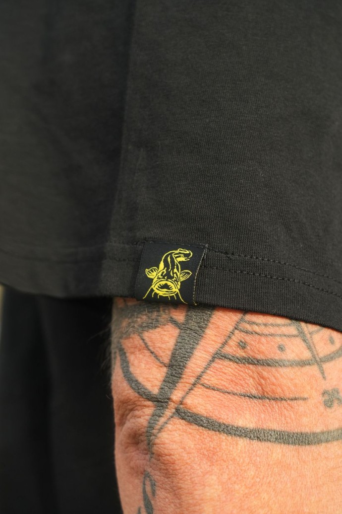 Majica Black Cat Logo Black T-Shirt